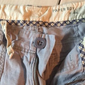 Anthropologie Shorts - Paper boy Linen lilac shorts size 6 Anthropologie Shorts - Paper boy Linen lilac shorts size 6